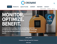Tablet Screenshot of creowave.com